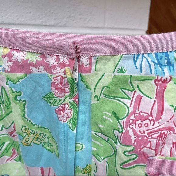 LILLY PULITZER Vintage Aruba One Happy Island Skirt size 4 - Picture 5 of 10